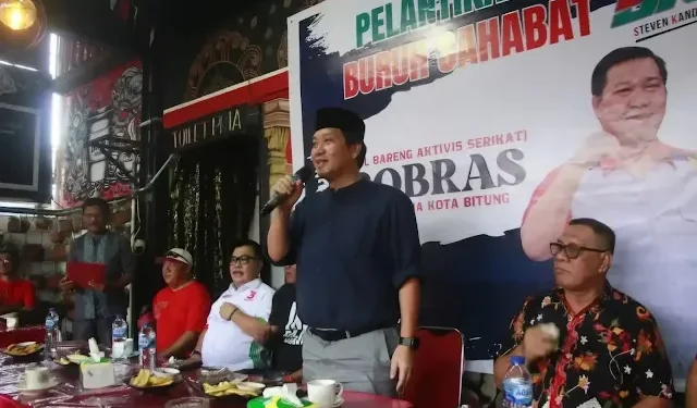 Bincang Bersama Tenaga Kerja Pelabuhan, Steven Janji Siap Perjuangkan Sertifikasi Buruh