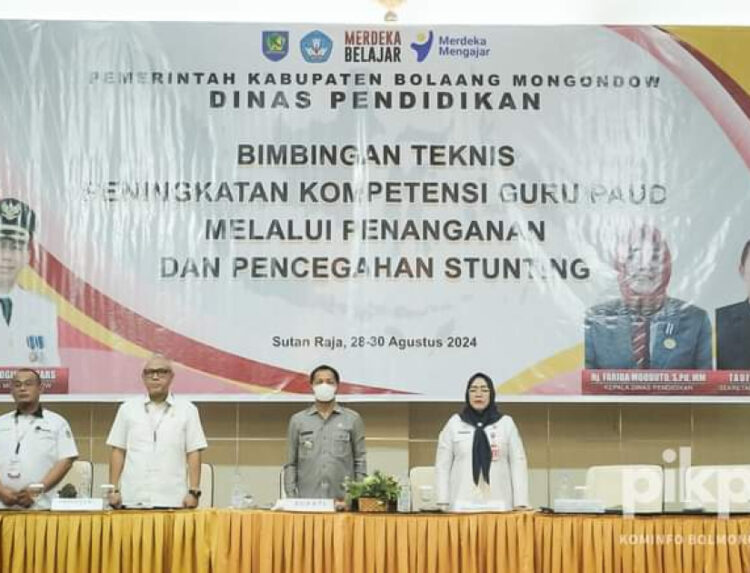 Dinas Pendidikan Bolmong Bimtek Peningkatan Kompetensi Guru PAUD 