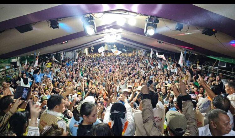 Kampanye di Lolak, Massa Yusra – Don Serukan Kemenangan YSK – Victor