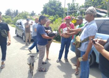 Politik Uang di Pilkada Bolmong Masif. Stiker LM – WK Jadi Bukti