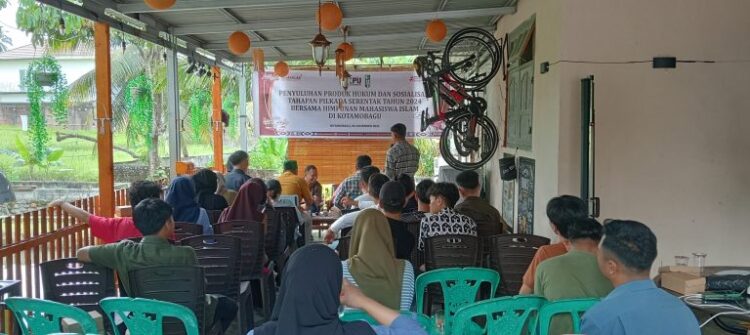 KPU Kotamobagu Menggelar Penyuluh Hukum dan Sosialisa Tahapan Pilkada