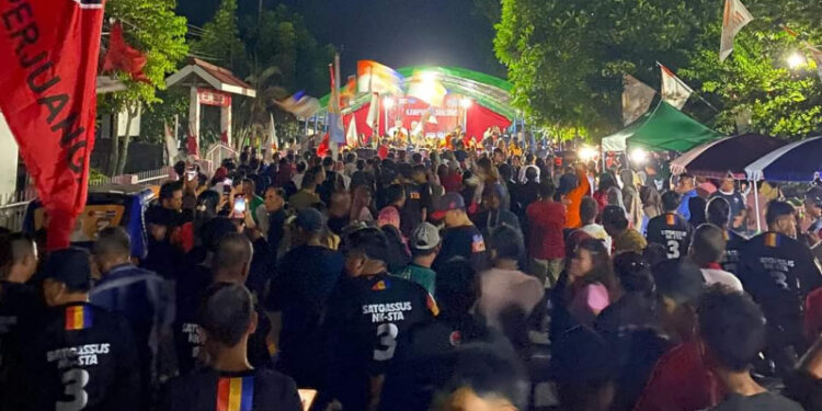 Kampanye NK STA di Kelurahan Mogolaing Disesaki Warga