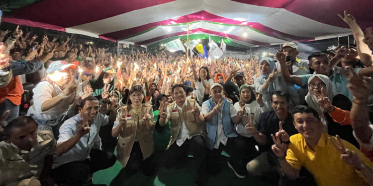 Ribuan Warga Kecamatan Bolaang Komit Berjuang Menangkan Yusra Dony di Pilkada Bolmong