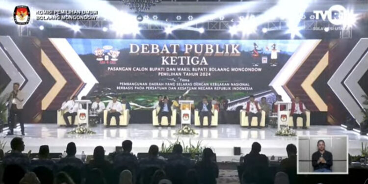 KPU Bolmong Apresiasi Tingginya Animo Masyarakat Hadiri Debat