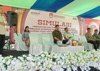 KPU Kotamobagu Menggelar Simulasi