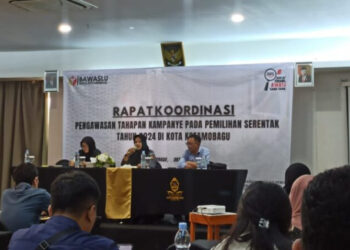 Bawaslu Kotamobagu Rakor Pengawasan Tahapan Kampanye