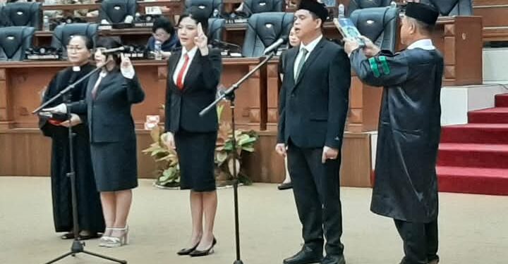 Muliadi Paputungan Resmi Dilantik Anggota DPRD Sulut