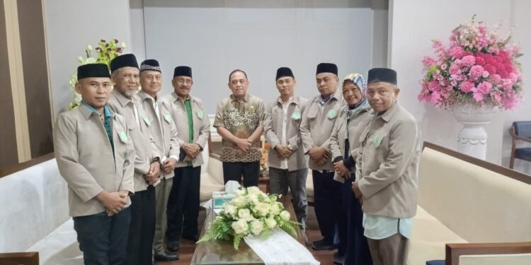 Bupati Yusra Alhabsyi Menerima Kunjungan Pengurus MUI Bolmong
