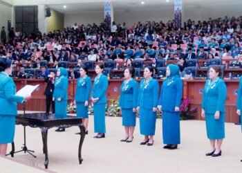 Kalsum Alhabsyi Dilantik Ketua PAUD Bolmong