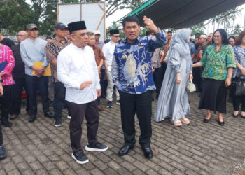 Gubernur Sulut Yulius Selvanus Komaling dan Bupati Bolmong Tinjau Lokasi Pembangunan Perguruan Tinggi