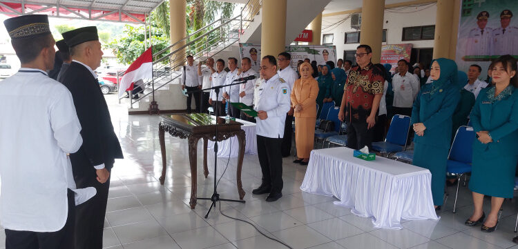 Bupati Bolmong Yusra Alhabsyi Lantik Lima Pejabat Funsional