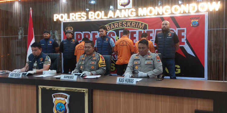 Resmob Polres Bolmong Amankan Tiga Spesialis Pencuri Barang Elektronik, Curanmor dan Hewan Ternak