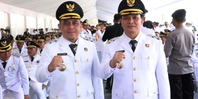 Bupati dan Wabup Bolmong, Yusra Alhabsyi – Dony Lumenta Ikut Retret