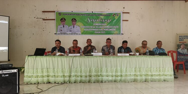 Pemkab Bolmong Dukung Asta Cita Presiden Prabowo. Koperasi Merah Putih Mulai Disosialisasikan