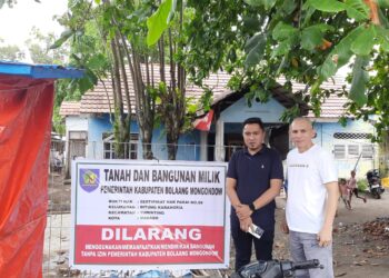 Pemkab Bolmong Amankan Aset di Karang Ria Manado yang  Ditempati 21 KK