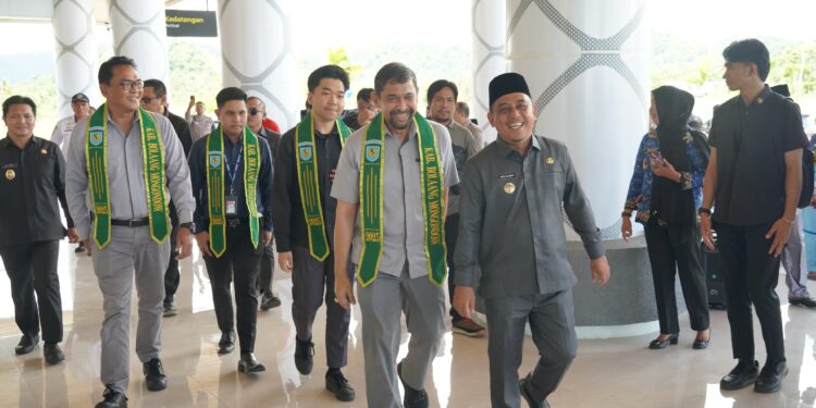 Bupati dan Wakil Bupati Bolmong Sambut Tim Survei dari Lion Grup 