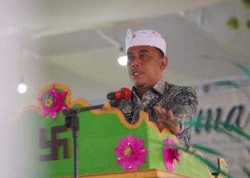 Hadir di Dharma Santi, Bupati Yusra Alhabsyi Janji Akan Jalin Kerjasama dengan Pemprov Bali