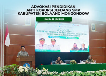 Diknas Bolmong Menggelar Advokasi Pendidikan Anti Korupsi