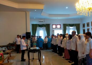 Bupati Yusra Alhabsyi Lantik Pokja PAUD, HIMPAUDI dan Dekranasda Bolmong