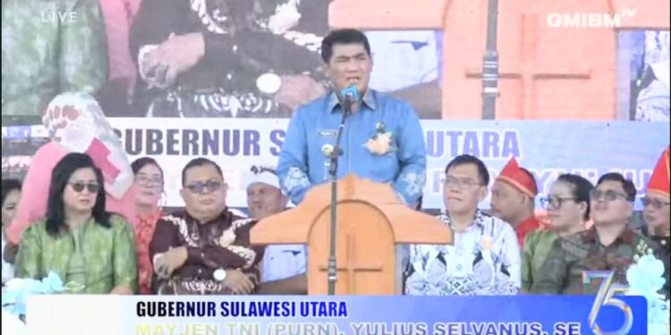 Gubernur Sulut Ajak Warga GMIBM Jaga Stabilitas Ekonomi