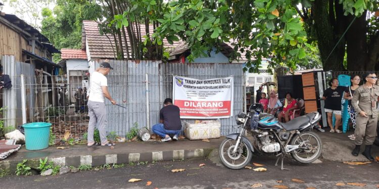 Penertiban Aset di Karang Ria Manado Berjalan Tanpa Kendala