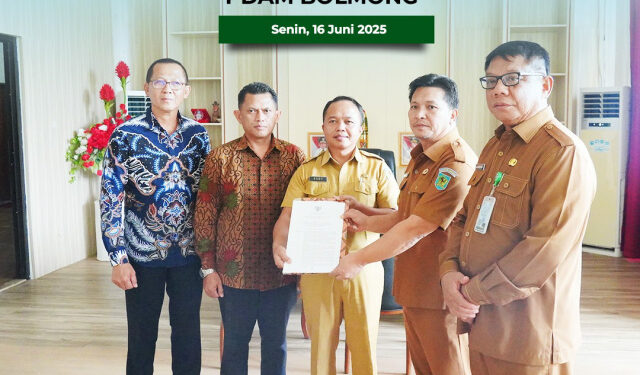 Tiga Dewas PDAM Bolmong Terima SK, Dony: Dewas Harus Responsif 