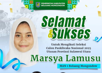 Pelajar Asal Bolmong Lolos Seleksi Paskibraka Tingkat Nasional