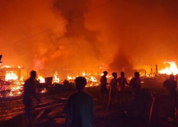 Dua Titik Kebakaran Terjadi di Bolmong. Pasar Lolak Terbakar Kedua Kalinya