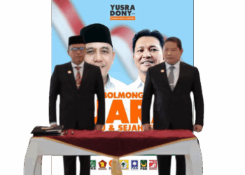 Lantik Putra BMR Sebagai Sekprov, Yusra – Dony:  Terima Kasih Pak Gubernur 