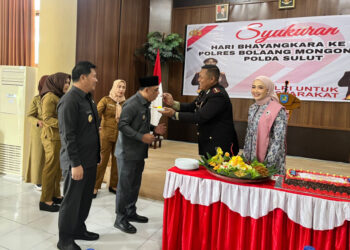 Pemkab Bolmong Rayakan HUT Bhyangkara ke 79