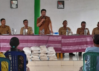 Wabup Bolmong Pimpin Penyaluran Bantuan Beras CPPD