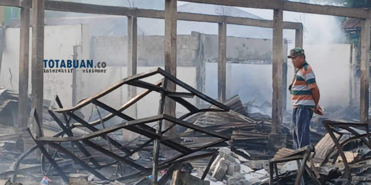 Puluhan Pemilik Kios yang Terbakar di Pasar Lolak Akan Direlokasi