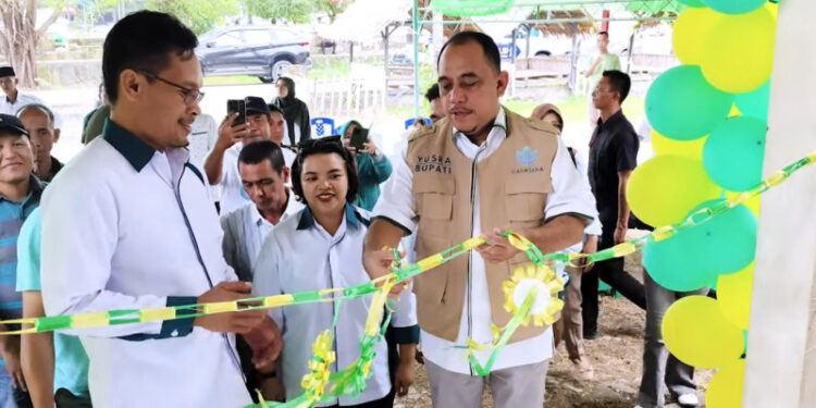 Bupati Yusra Alhabsyi Resmikan Kantor Perumda Gadasera