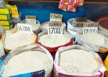 Inilah Daftar Harga Bapok di Pasar Lolak Bolmong. Beras Serayu Premium Mendekati 17 Ribu Perkilo