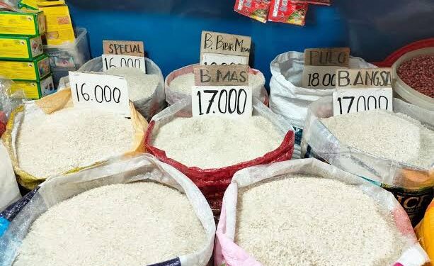 Inilah Daftar Harga Bapok di Pasar Lolak Bolmong. Beras Serayu Premium Mendekati 17 Ribu Perkilo