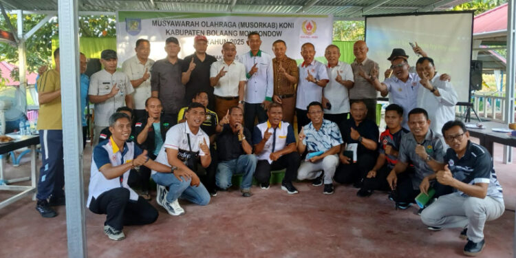 Rahmat Ismail Terpilih Ketua KONI Bolmong Masa Bakti 2025-2029