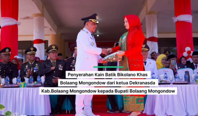 Dekranasda Bolmong Launching Batik Bicolano