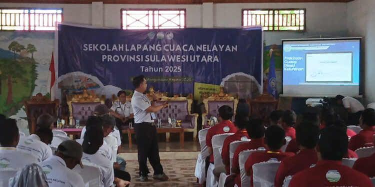BMKG Menggelar Sekolah Lapang Cuaca untuk Nelayan Bolmong