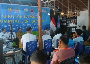 Sekolah Lapang Gempa Bumi dan Tsunami di Bolmong, Wujudkan Kesiapsiagaan Masyarakat