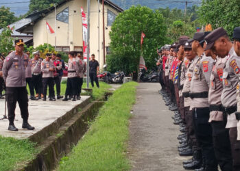 Personel Gabungan Dikerahkan Amankan Pengucapan Syukur di Dumoga Raya