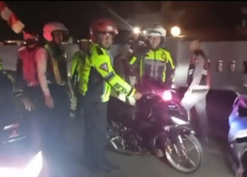 Satlantas Polres Kotamobagu Berantas Penggunaan Knalpot Brong, 33 Motor Diamankan