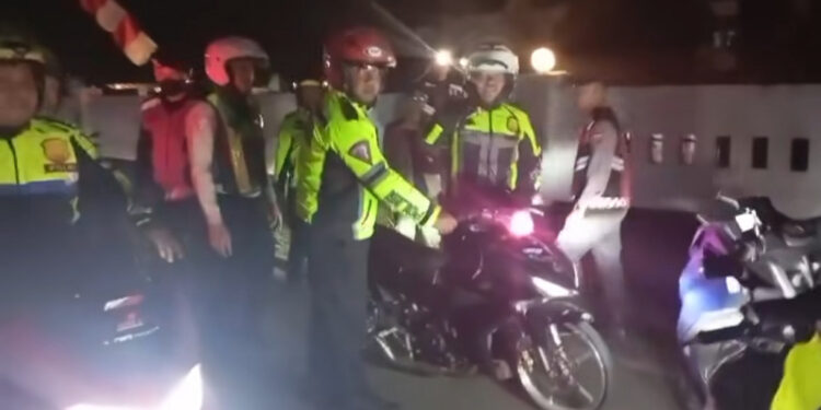 Satlantas Polres Kotamobagu Berantas Penggunaan Knalpot Brong, 33 Motor Diamankan