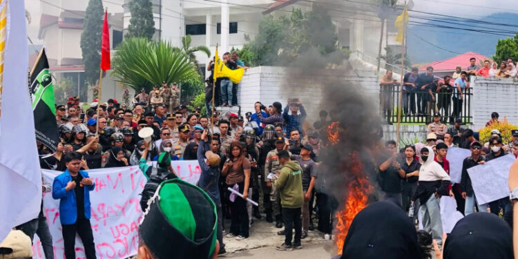 Unjuk Rasa Mahasiswa di Kotamobagu Tidak Anarkis, Tapi Kritis
