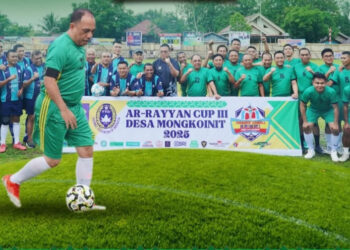 DPRD Bolmong Kalah 4-1 di Laga Pembuka, Bupati Yusra Sumbang Dua Gol