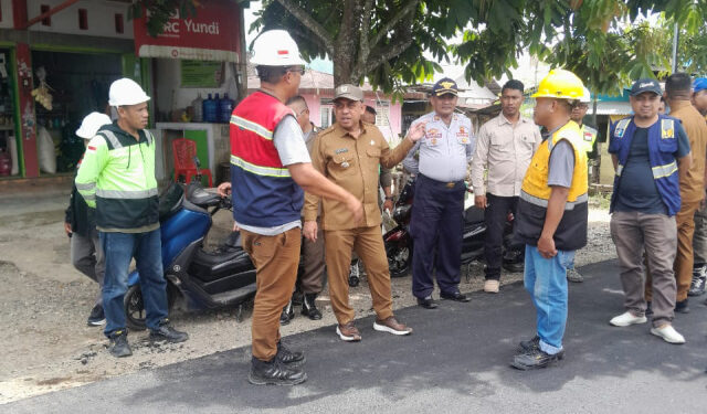 Cek Proyek di Dumoga Raya   Bupati Yusra Alhabsyi Sisir Sejumlah Desa