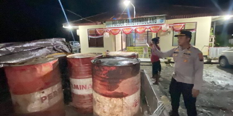 Seribu Liter Solar Ilegal dari Kotamobagu Disita Polisi