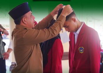 Bupati  Bolmong Yusra Alhabsyi Lepas 216 Mahasiswa KKN IKTGM 