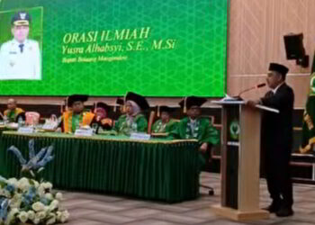 Bupati Yusra Alhabsyi Sampaikan Orasi Ilmiah pada Wisuda ke-XIV IAIN Manado