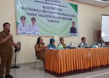 Wabup Dony Lumenta Buka Rakor TP3S Bolmong 2025