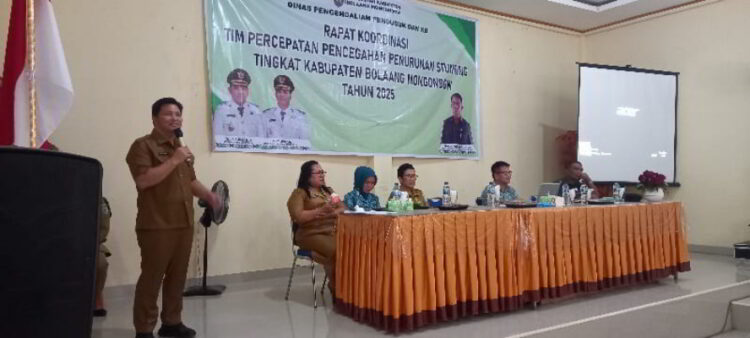 Wabup Dony Lumenta Buka Rakor TP3S Bolmong 2025